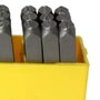 Punção Alfabético 5,00mm com 27 peças - Rocast