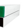 Régua de Pedreiro Alumínio Bi Tubular Tampa Verde 2M - Novo Horizonte