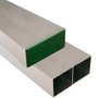 Régua de Pedreiro Alumínio Bi Tubular Tampa Verde 2M - Novo Horizonte
