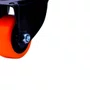 Rodízio com Base Fixa Polietileno Sem Trava 75mm Laranja - Colson