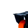 Rodízio Fixo Black 41mm 30kg com Placa e Roda Laranja - Colson