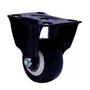 Rodízio Fixo  Black 50mm 50kg com Placa e Roda Preto - Colson