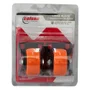 Rodízio Fixo Black 50mm 50kg com Placa Roda Laranja - Colson