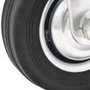 Rodízio Fixo Leve 4" Preto de Borracha - Vonder