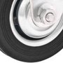 Rodízio Fixo Leve 4" Preto de Borracha - Vonder