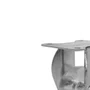 Rodízio Fixo Série Gel 35mm 30kg com Placa e Roda Transparente - Colson