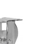 Rodízio Fixo Série Gel 35mm 30kg com Placa e Roda Transparente - Colson