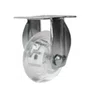 Rodízio Fixo Série Gel 50mm 40kg com Placa e Roda Transparente - Colson
