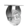 Rodízio Fixo Série Gel 50mm 40kg com Placa e Roda Transparente - Colson