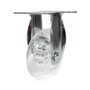 Rodízio Fixo Série Gel 75mm 50kg com Placa Roda Transparente - Colson
