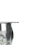 Rodízio Fixo Série Gel 75mm 50kg com Placa Roda Transparente - Colson