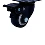 Rodízio Giratório Black 41mm 30kg com Placa e Freio e Roda Preto - Colson