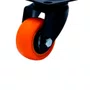 Rodízio Giratório Black 41mm 30kg com Placa Roda Laranja - Colson