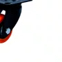 Rodízio Giratório Black 41mm 30kg com Placa Roda Laranja - Colson