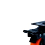 Rodízio Giratório Black 50mm 50kg com Placa e com Freio Roda Laranja - Colson