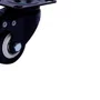 Rodízio Giratório Black 50mm 50kg com Placa e Freio Roda Preto - Colson