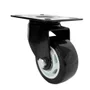 Rodízio Giratório Com Freio Black 75mm 70kg Polietileno Preto - Colson