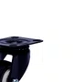 Rodízio Giratório Série Black 50mm com Placa 50kg Preto - Colson