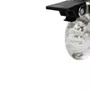 Rodízio Giratório Série Gel com Placa e Freio 75mm 50kg Transparente - Colson