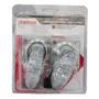 Rodízio Giratório Série Gel com Placa e Freio 75mm 50kg Transparente - Colson