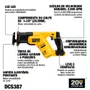 Serra Sabre Compacta 20V Max* DCS387B - Dewalt