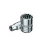 Soquete Estriado 1/4" mm - Gedore