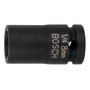 Soquete Impact Control Sextavado 1/4" x 8mm - 1608551004 - Bosch