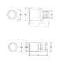 Soquete Sextavado 3/4" de 1.1/16" - Sata