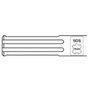 Talhadeira SDS MAX 600mm - 1618600203 - Bosch