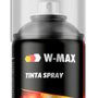 Tinta Spray Acrílica W-Max Preto Fosco 400ML/215G - W-Max Tinta Spray Acrílica W-Max Preto Fosco 400ML/215G - W-Max