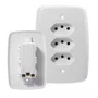 Tomada Fácil - 3 Tomadas 2P 10A 250V - Pluzie