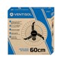 Ventilador de Parede Preto 60cm Bivolt Premium - Ventisol