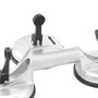 Ventosa Tripla Alumínio 116mm - Vonder