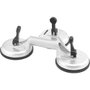 Ventosa Tripla Alumínio 116mm - Vonder